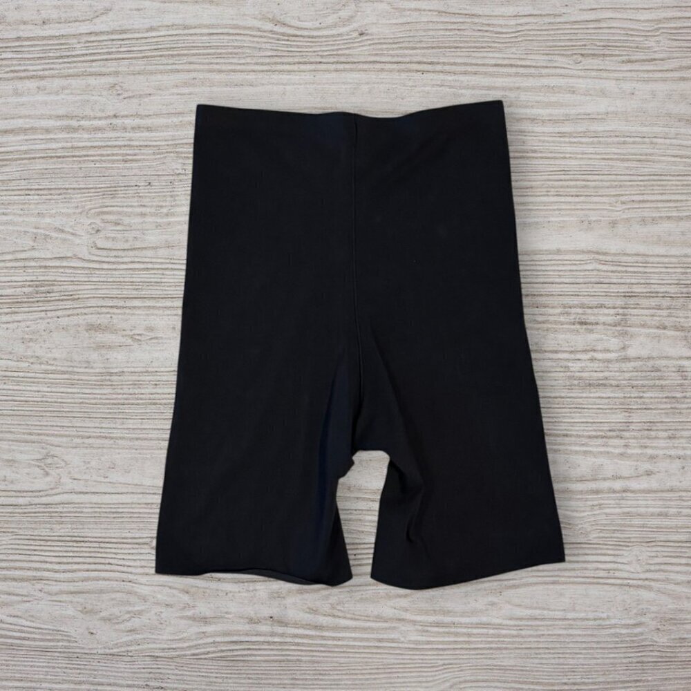 New WACOAL 805330 Black Beyond Naked Cotton Shapewear Thigh Panty Shaper Size L